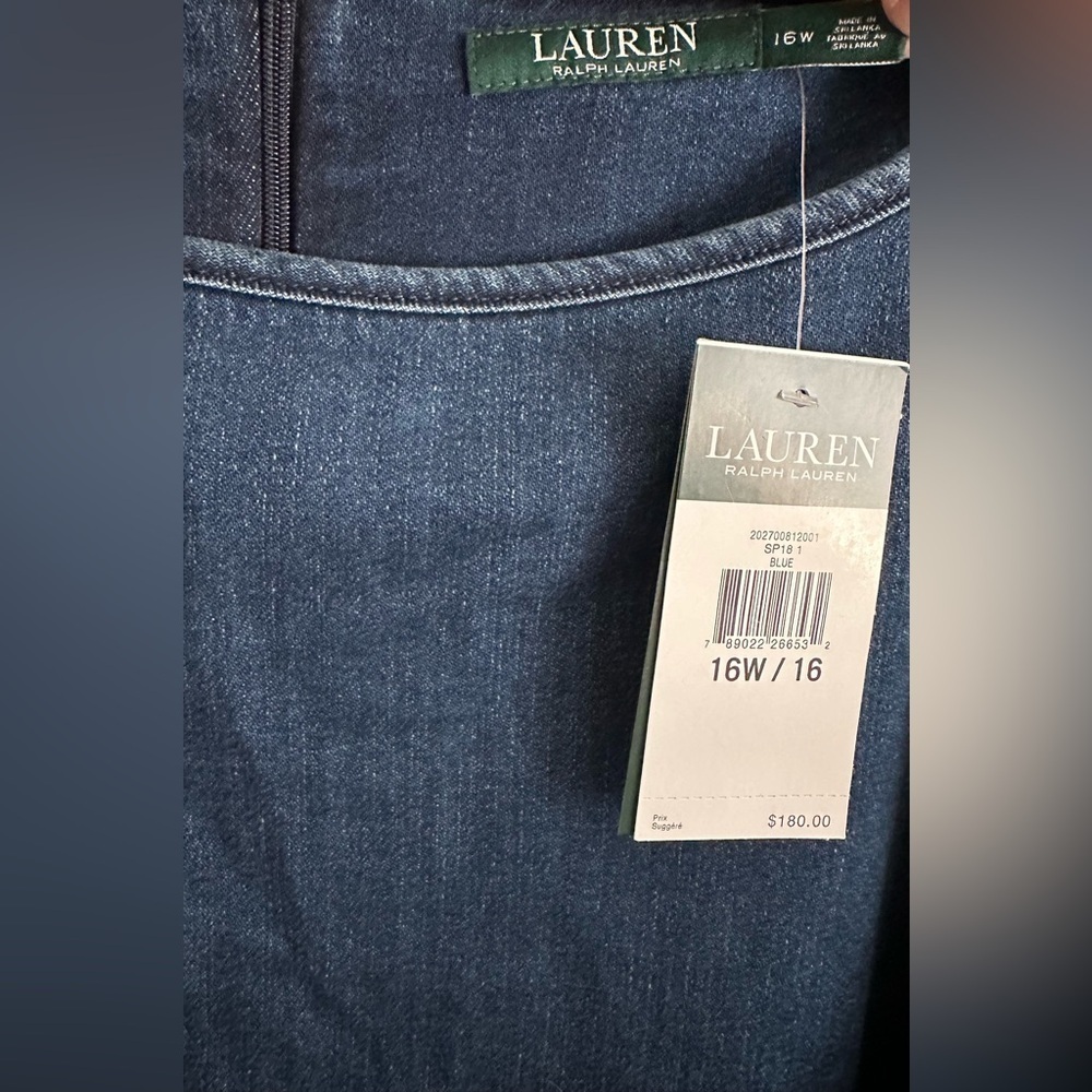 ✨NWT✨Lauren Ralph Lauren: Dress- Size 16 - Picture 5 of 9